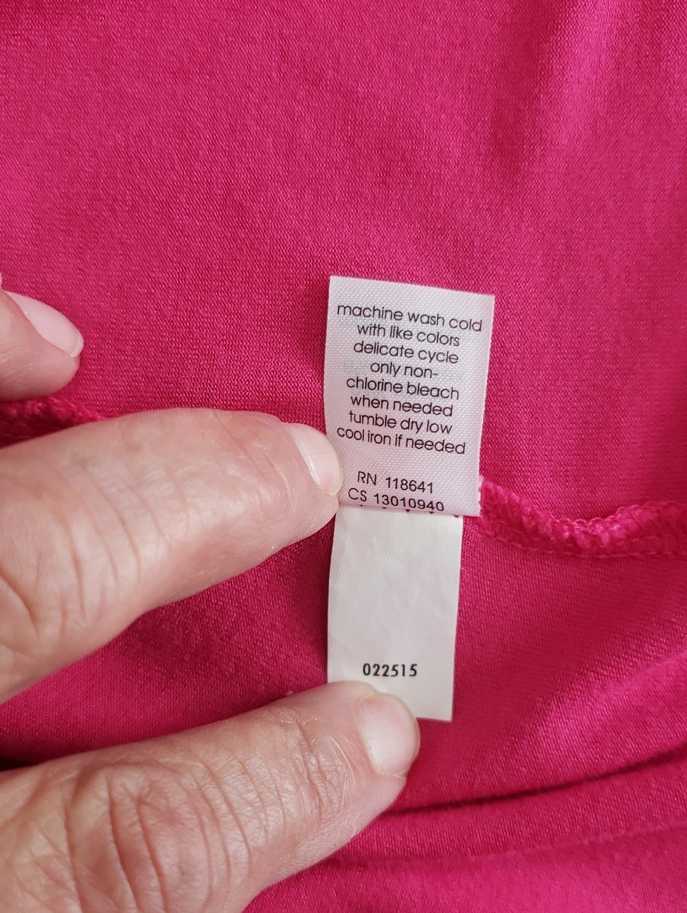 Lane Bryant Hot Pink Lace-Trim Cami, Size 26-28 - Picture 10 of 10